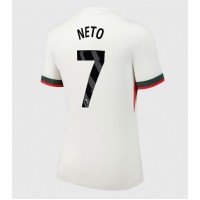 Stroje piłkarskie Chelsea Pedro Neto #7 Koszulka Wyjazdowej dla damskie 2025-26 Krótki Rękaw